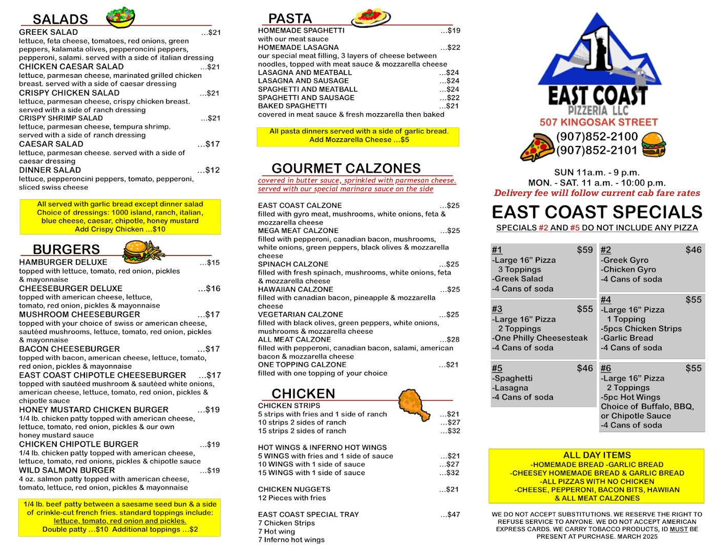 East Coast Pizzeria