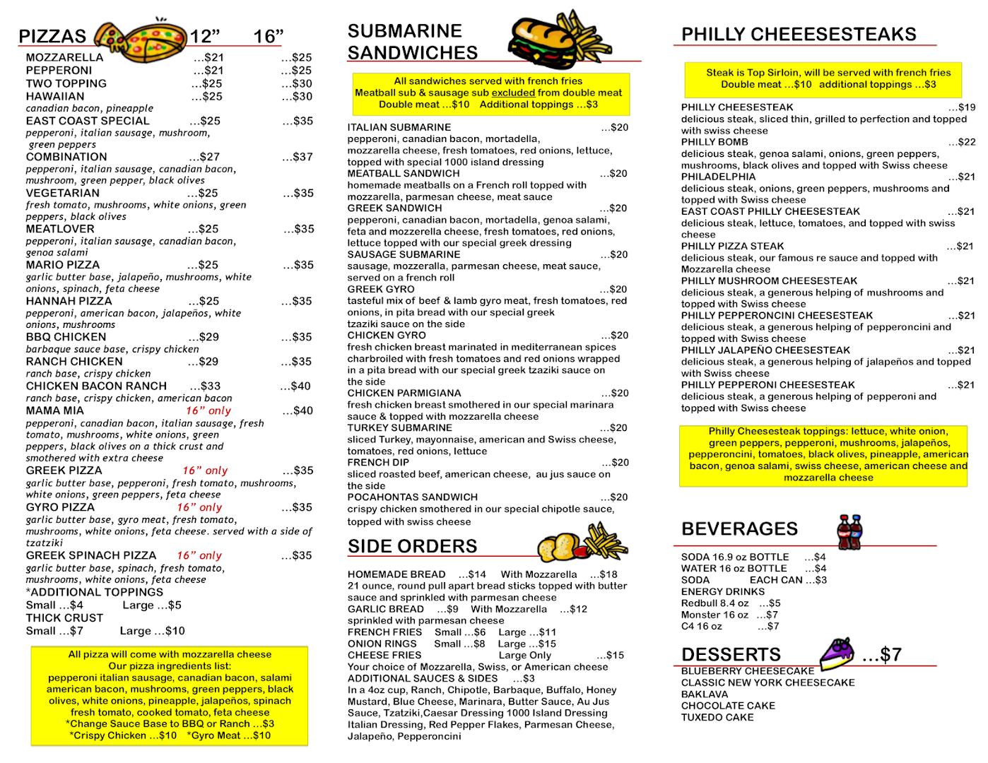 East Coast Pizzeria